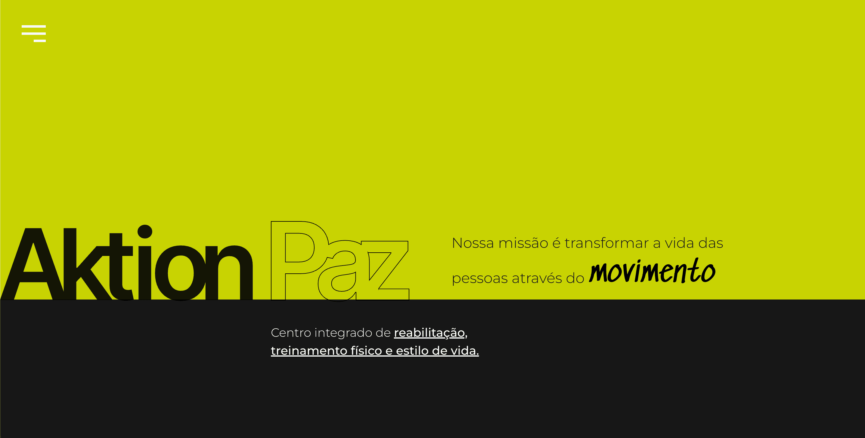 Dashboard administrativo AktionPaz mostrando gráficos financeiros e gestão de alunos